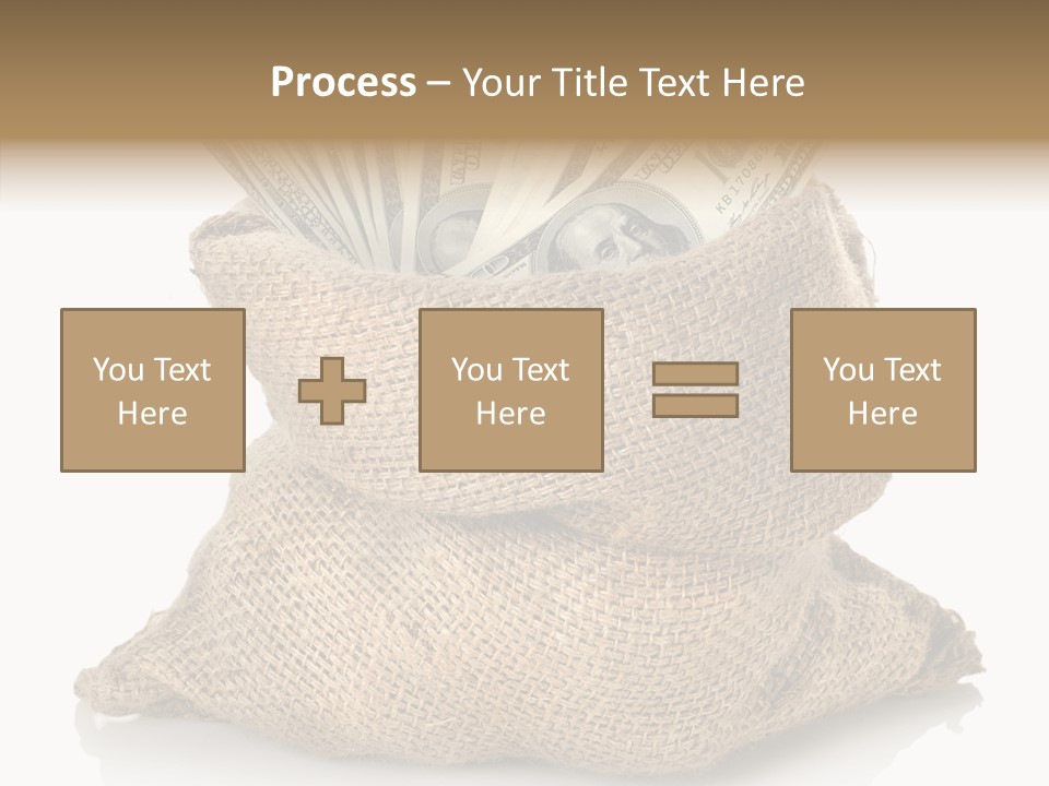 Commercial Gifts Money PowerPoint Template