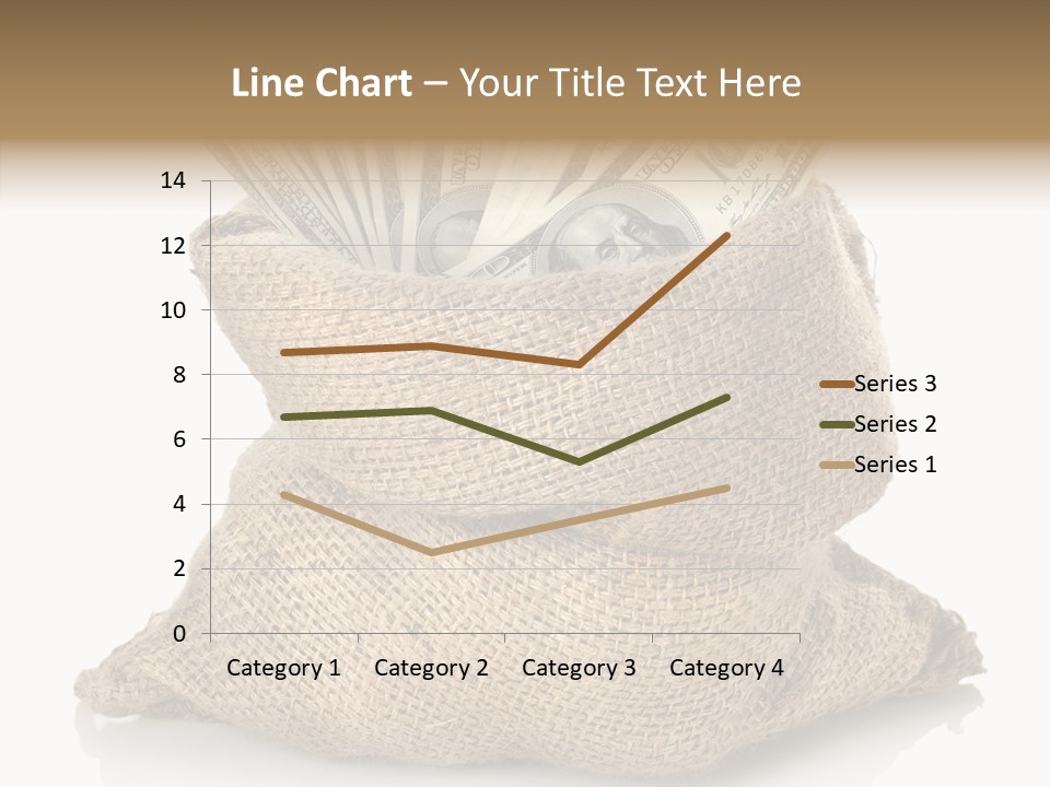 Commercial Gifts Money PowerPoint Template