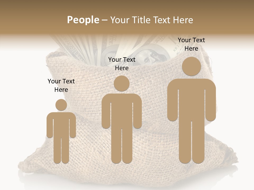 Commercial Gifts Money PowerPoint Template