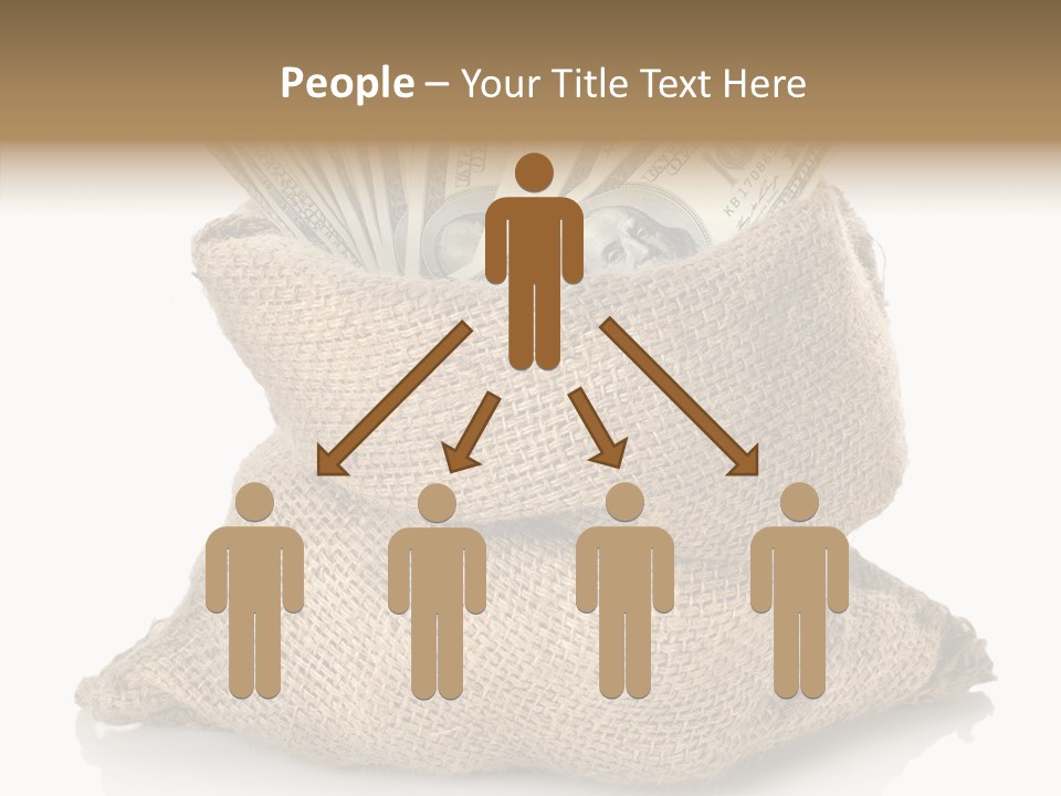 Commercial Gifts Money PowerPoint Template