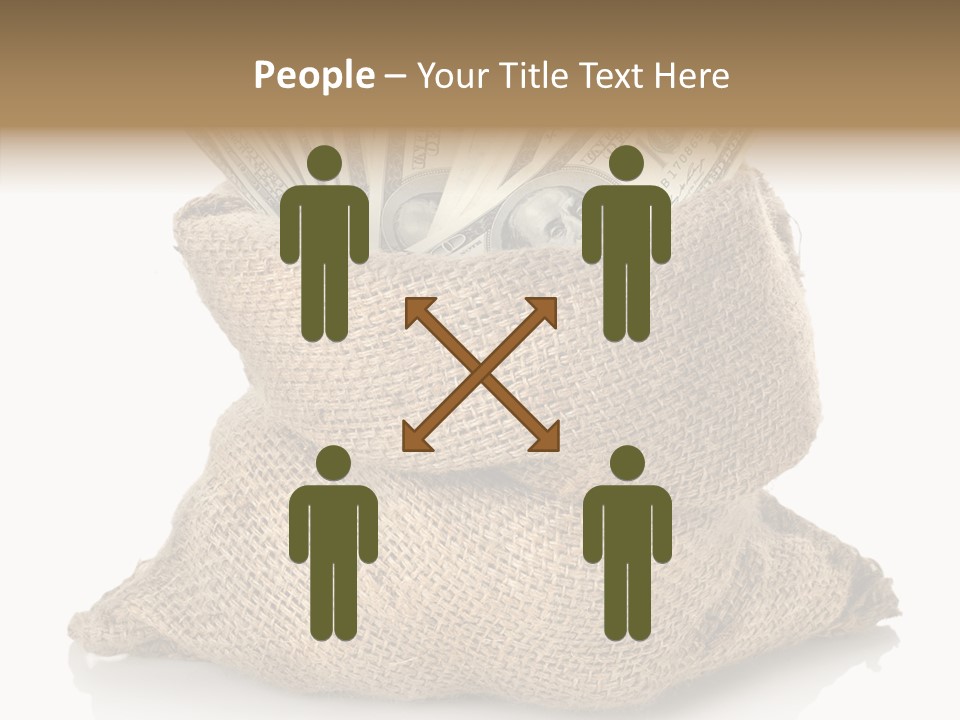 Commercial Gifts Money PowerPoint Template