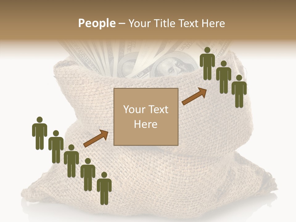 Commercial Gifts Money PowerPoint Template