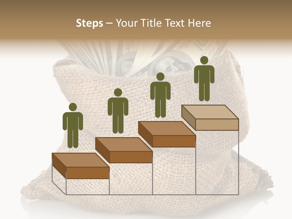 Commercial Gifts Money PowerPoint Template