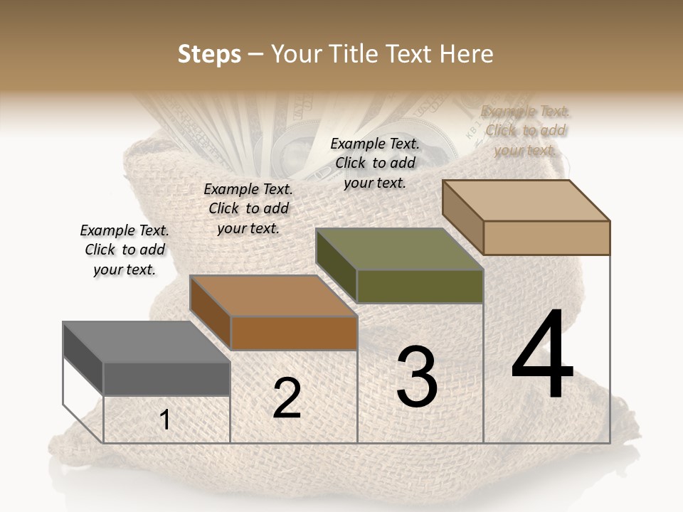 Commercial Gifts Money PowerPoint Template