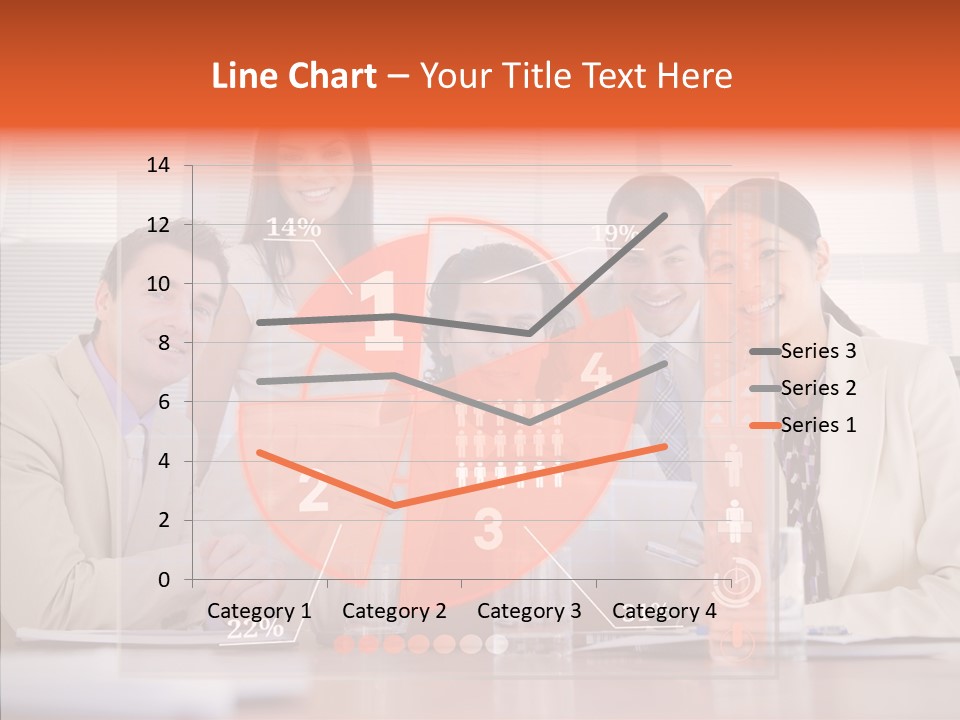 Staff Hologram Smiling PowerPoint Template