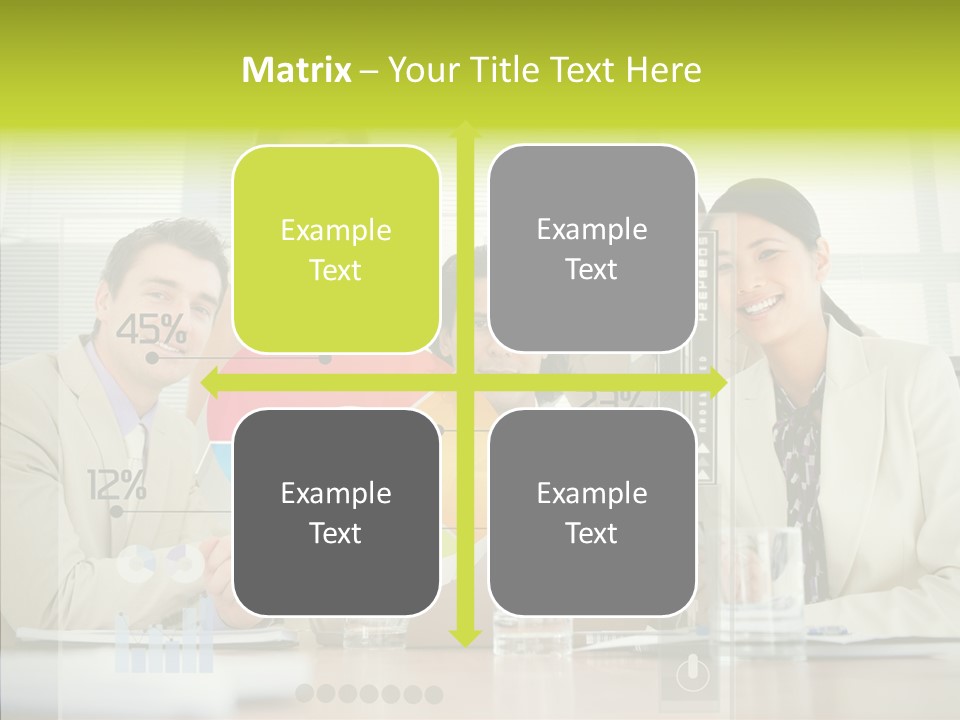 Holographic Male Caucasian PowerPoint Template