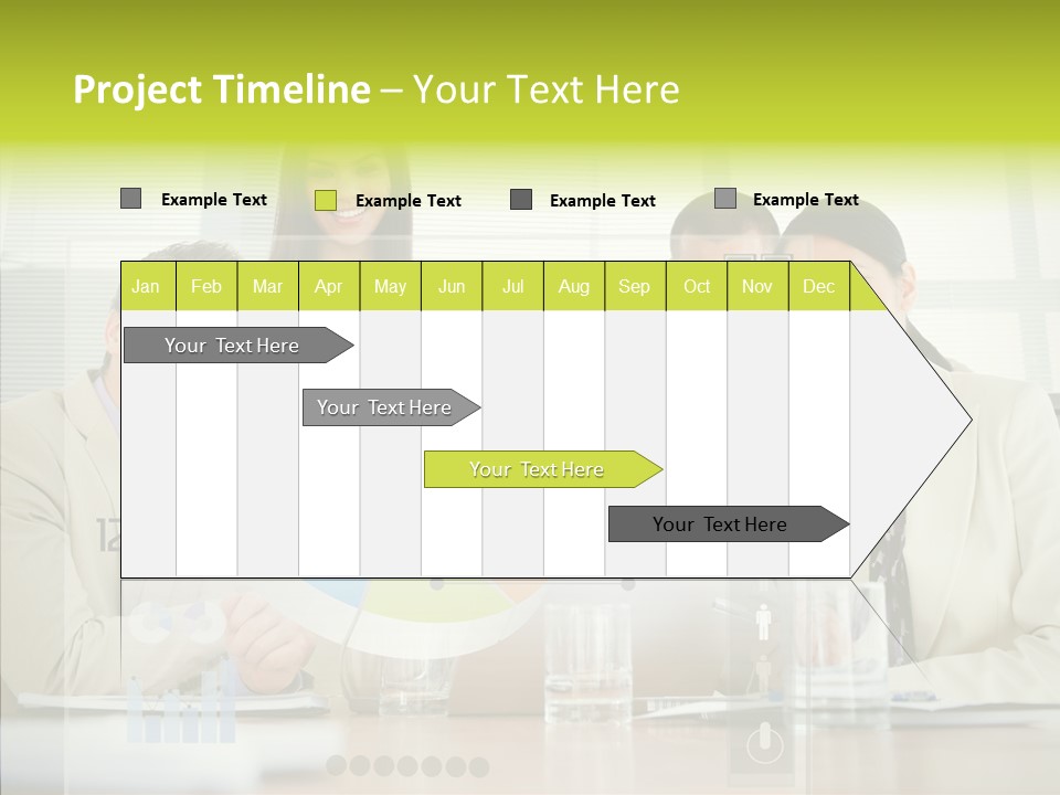 Holographic Male Caucasian PowerPoint Template