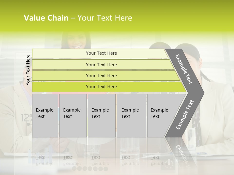 Holographic Male Caucasian PowerPoint Template