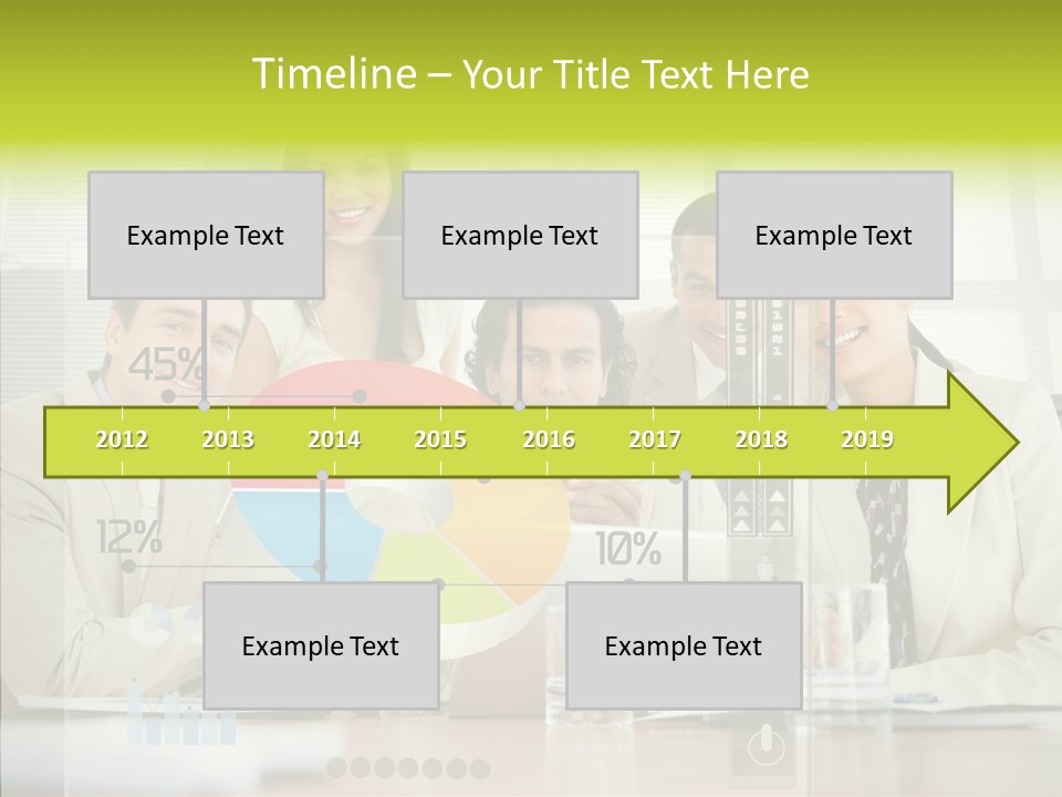 Holographic Male Caucasian PowerPoint Template