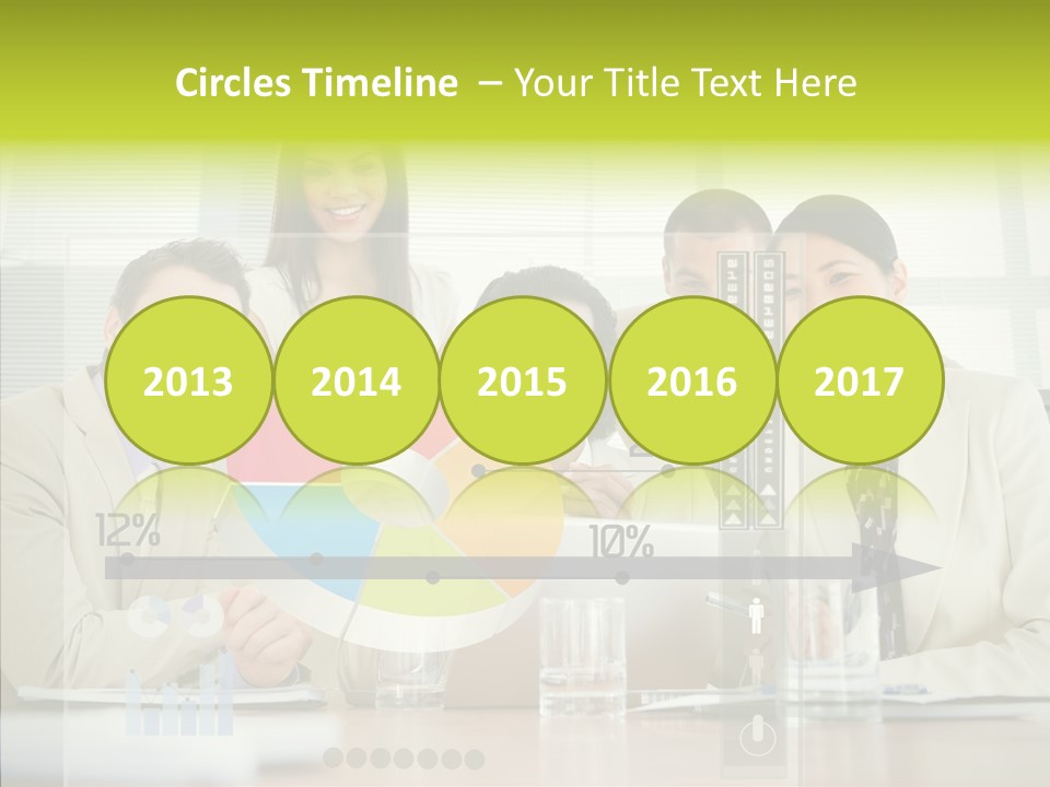 Holographic Male Caucasian PowerPoint Template