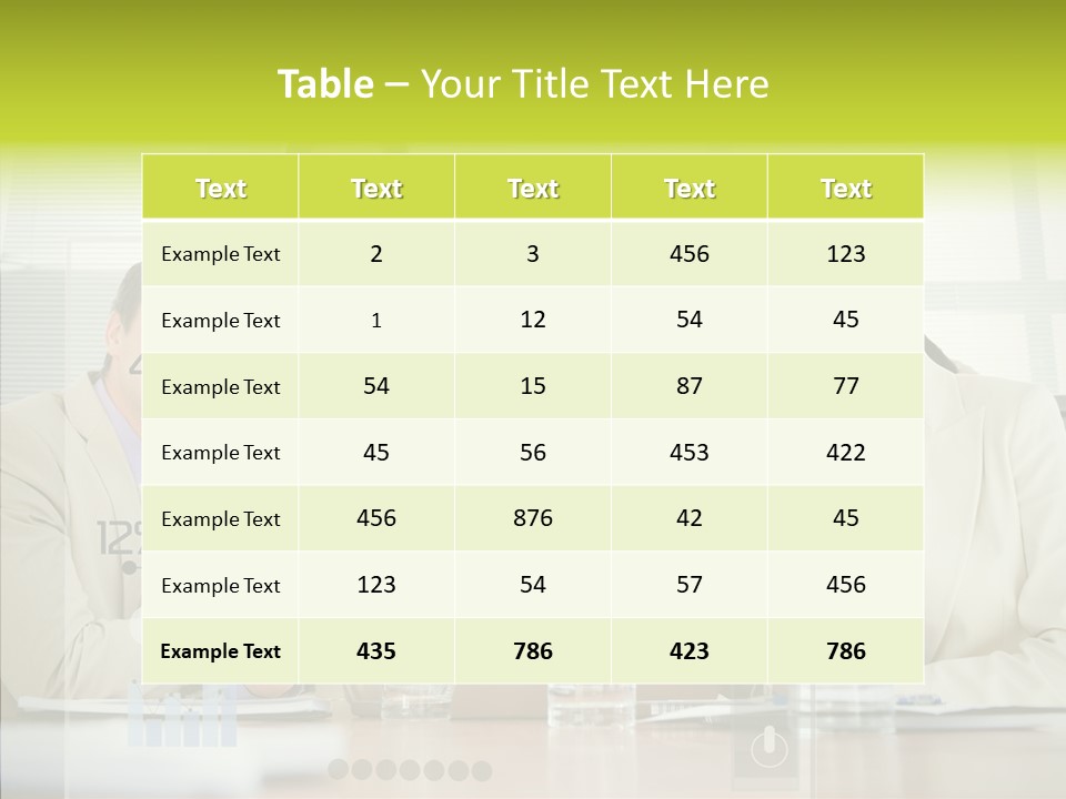 Holographic Male Caucasian PowerPoint Template