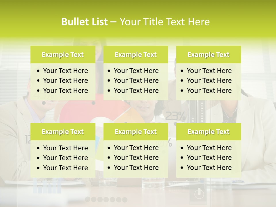 Holographic Male Caucasian PowerPoint Template