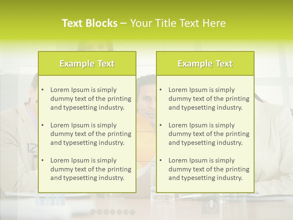 Holographic Male Caucasian PowerPoint Template