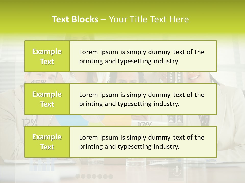 Holographic Male Caucasian PowerPoint Template