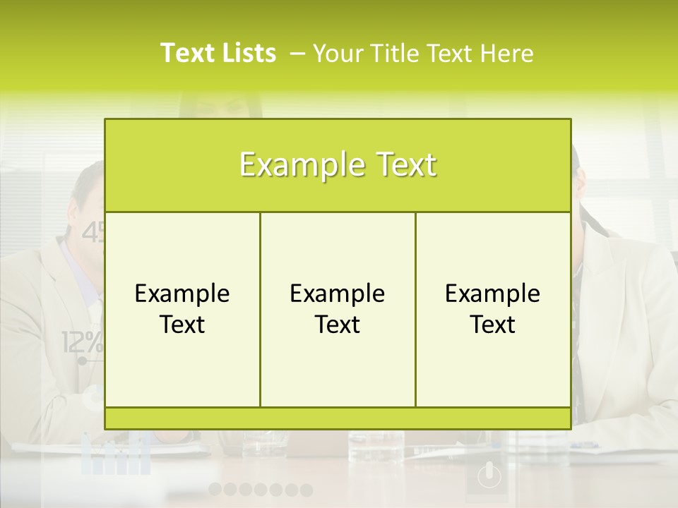 Holographic Male Caucasian PowerPoint Template