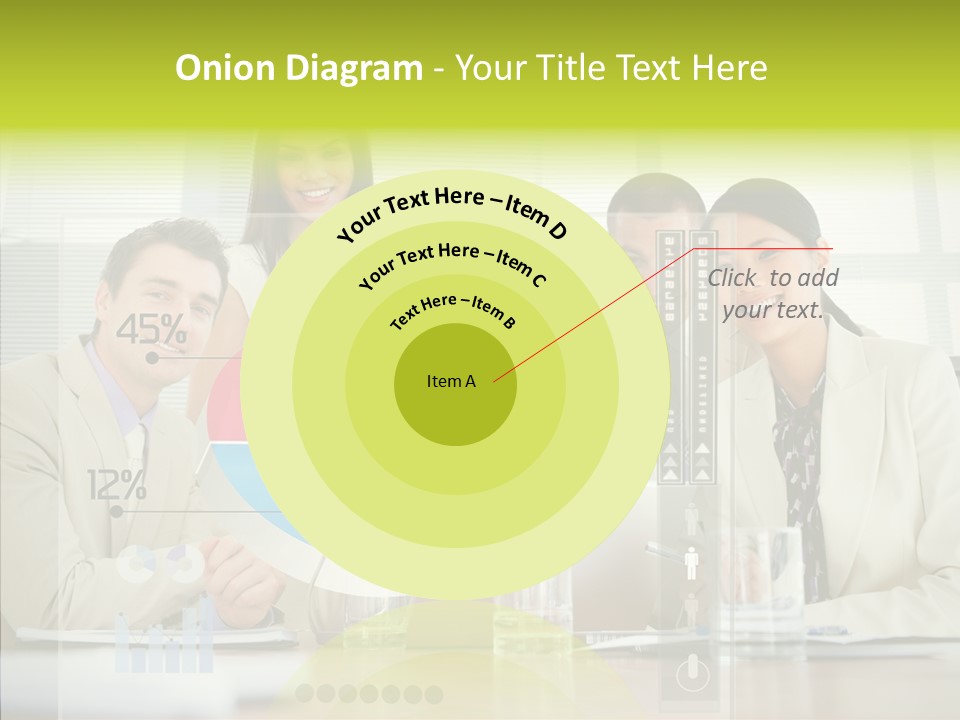 Holographic Male Caucasian PowerPoint Template