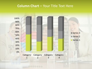 Holographic Male Caucasian PowerPoint Template