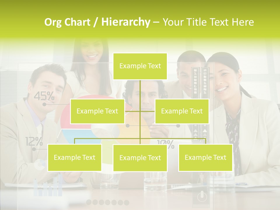 Holographic Male Caucasian PowerPoint Template