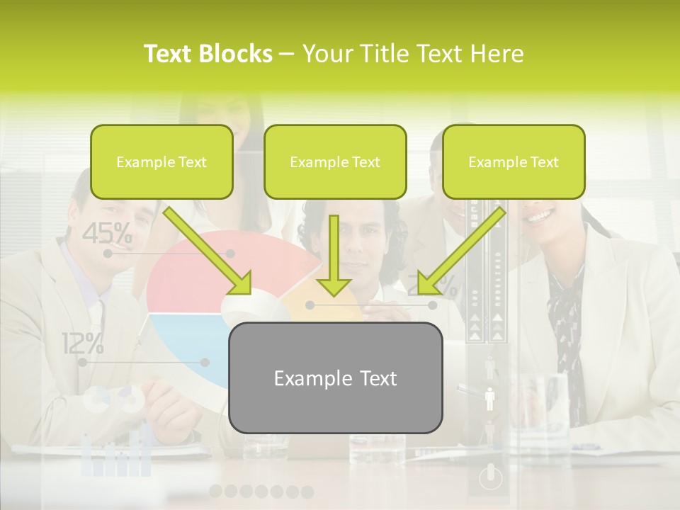 Holographic Male Caucasian PowerPoint Template
