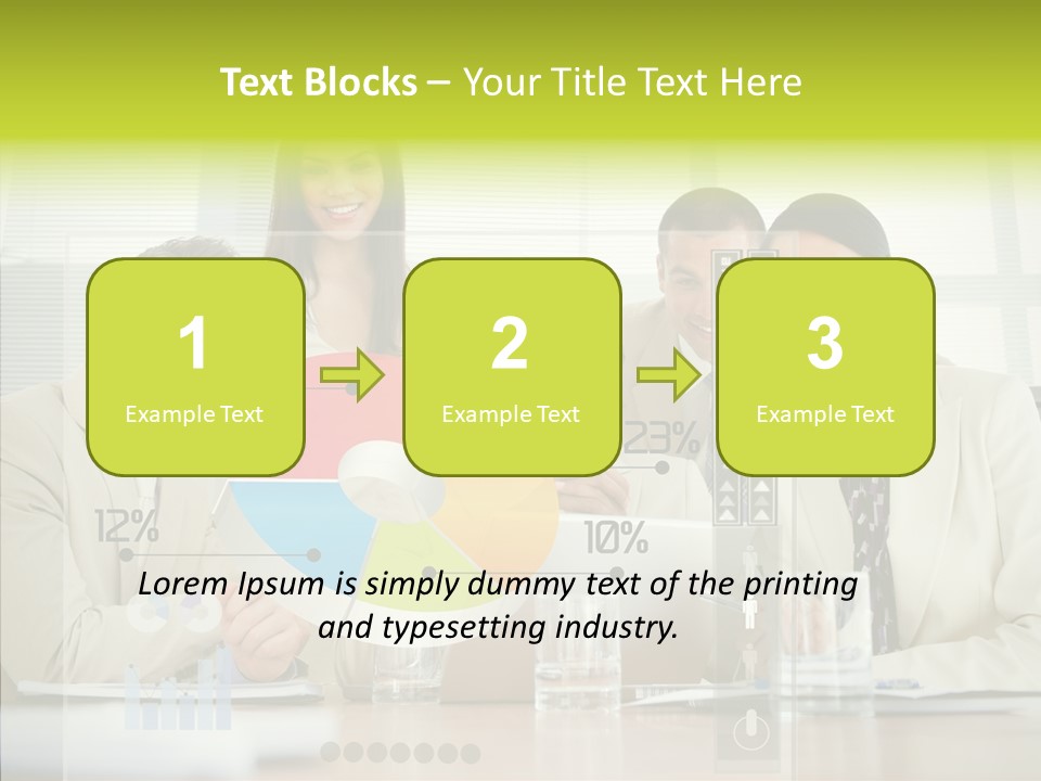 Holographic Male Caucasian PowerPoint Template