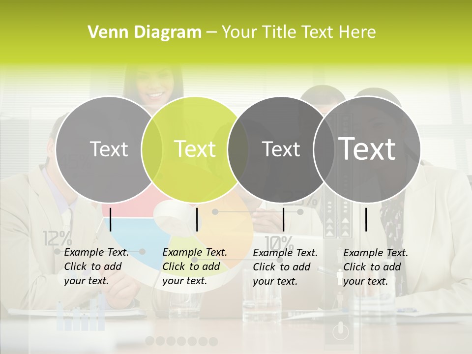 Holographic Male Caucasian PowerPoint Template