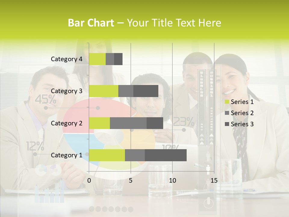 Holographic Male Caucasian PowerPoint Template