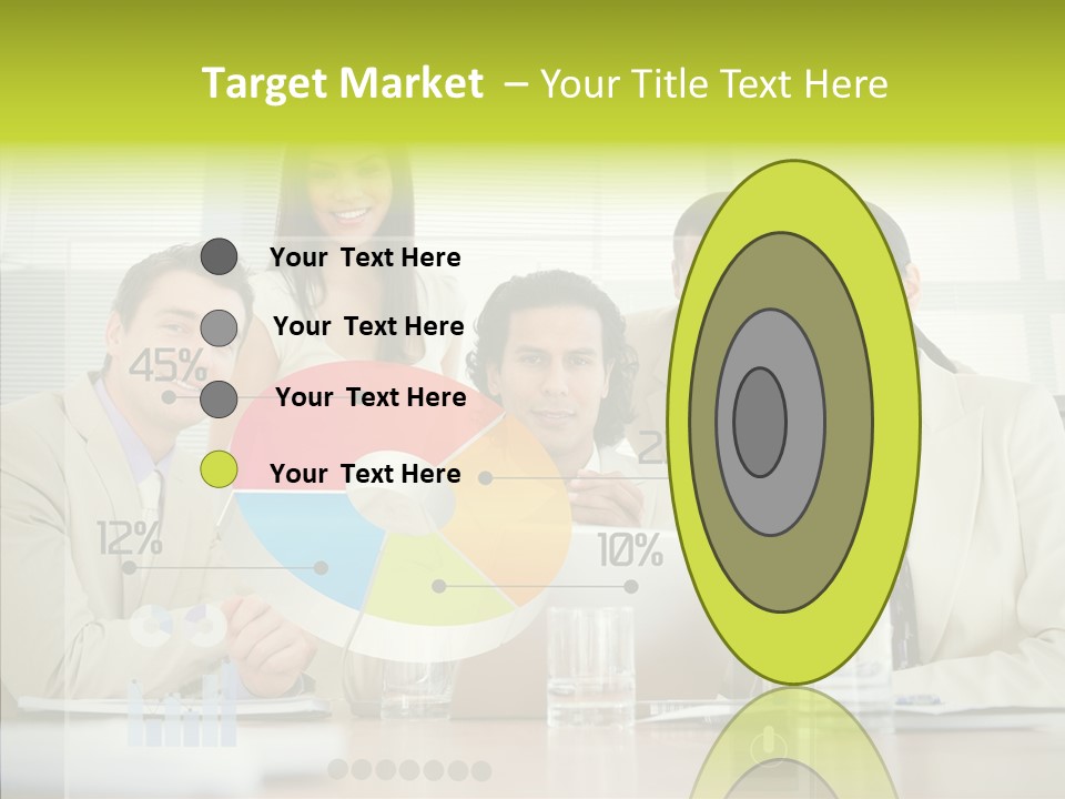 Holographic Male Caucasian PowerPoint Template