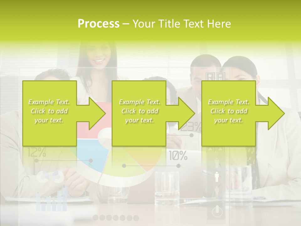 Holographic Male Caucasian PowerPoint Template