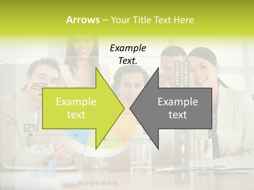 Holographic Male Caucasian PowerPoint Template