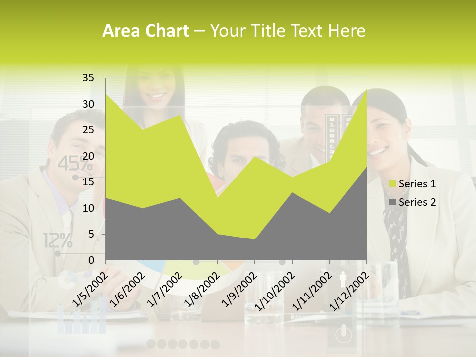 Holographic Male Caucasian PowerPoint Template