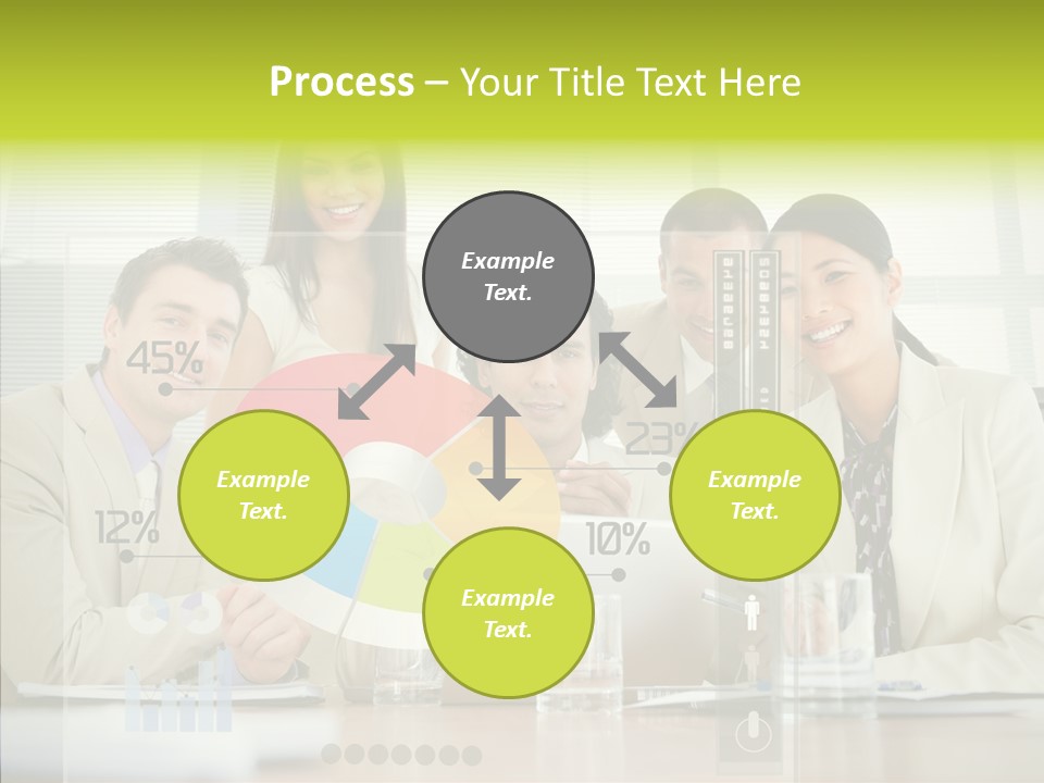 Holographic Male Caucasian PowerPoint Template