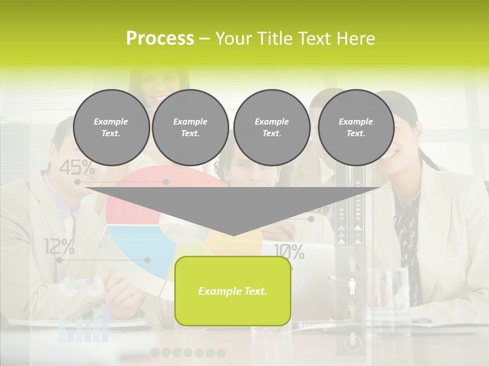 Holographic Male Caucasian PowerPoint Template