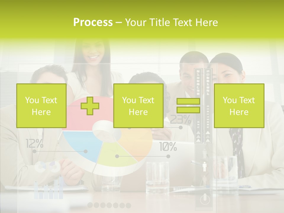 Holographic Male Caucasian PowerPoint Template