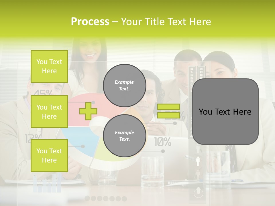 Holographic Male Caucasian PowerPoint Template