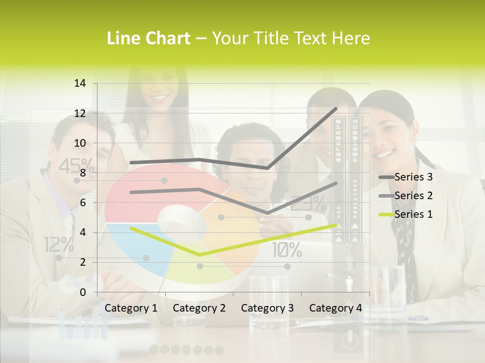 Holographic Male Caucasian PowerPoint Template