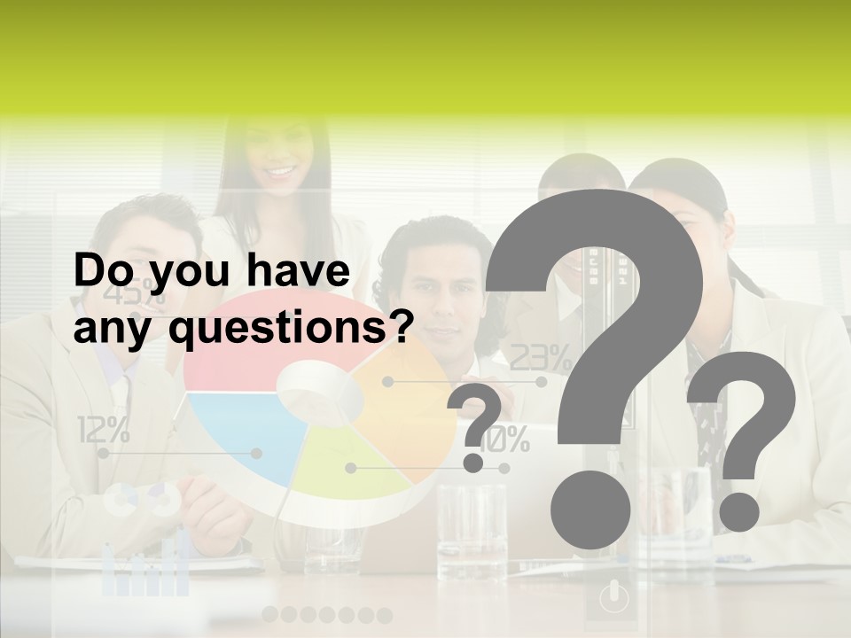 Holographic Male Caucasian PowerPoint Template