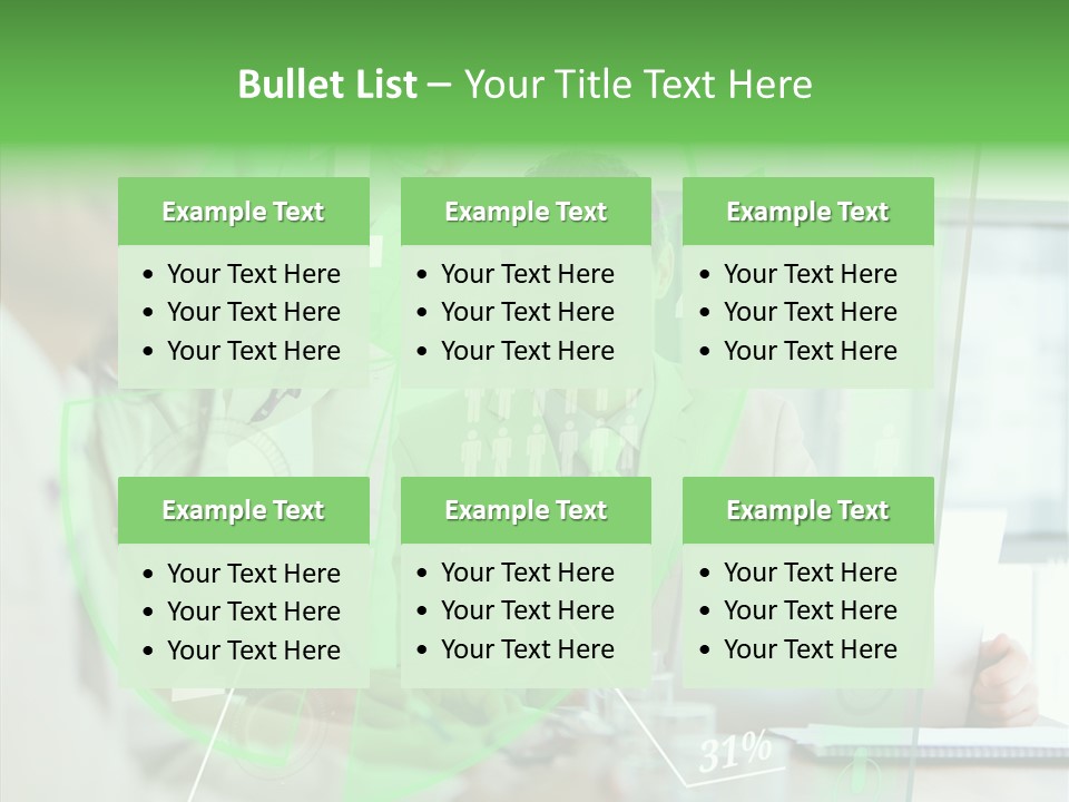 Graph Discussing Positive PowerPoint Template