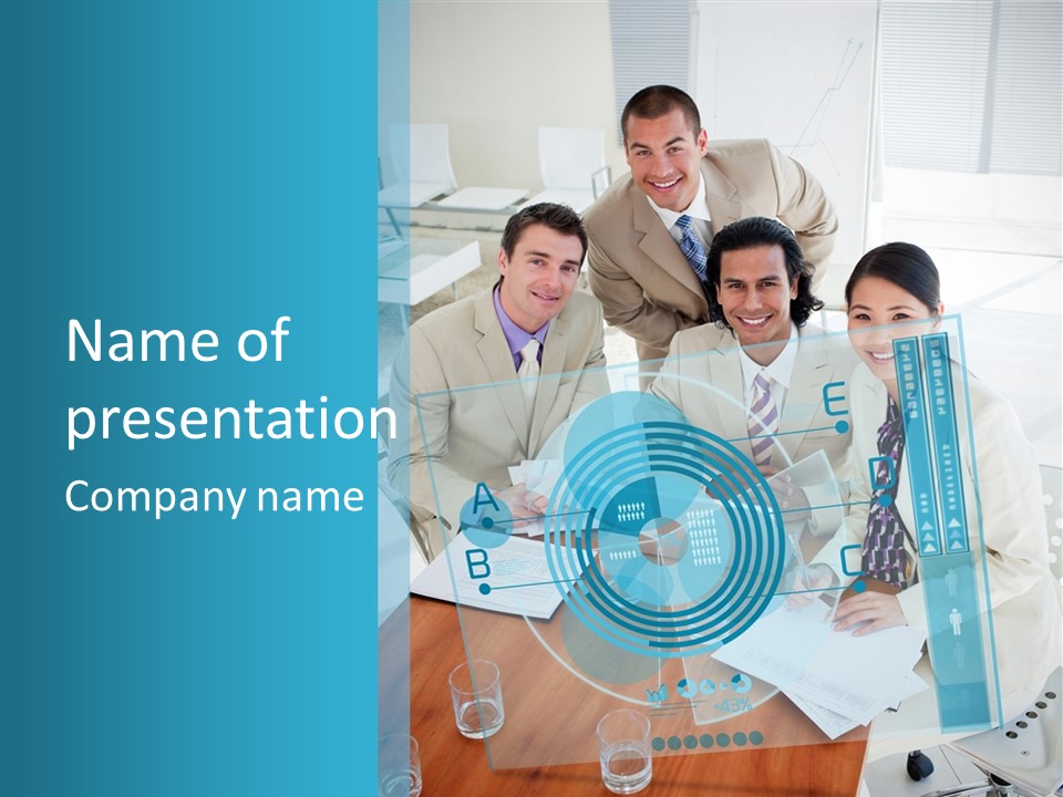 Digital Coworkers Staff PowerPoint Template