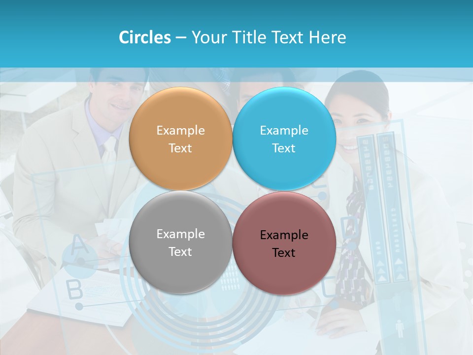 Digital Coworkers Staff PowerPoint Template
