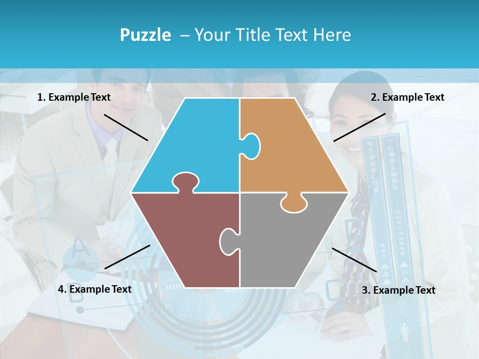 Digital Coworkers Staff PowerPoint Template