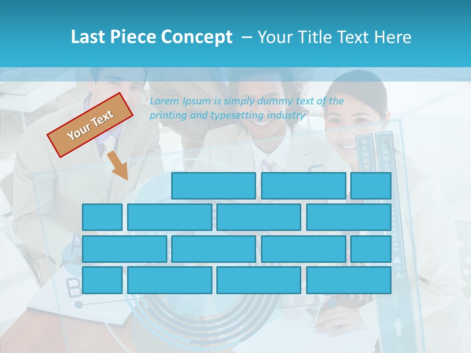 Digital Coworkers Staff PowerPoint Template