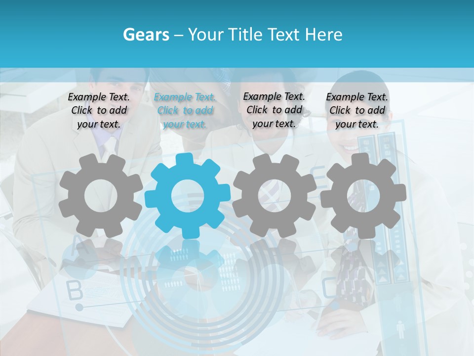 Digital Coworkers Staff PowerPoint Template