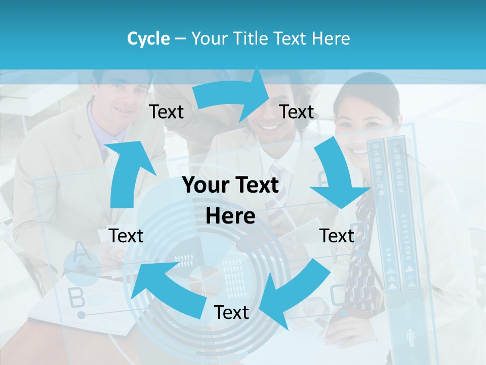 Digital Coworkers Staff PowerPoint Template