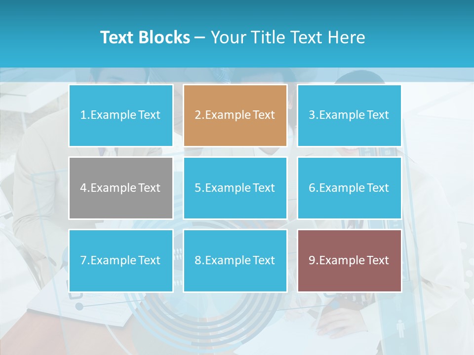 Digital Coworkers Staff PowerPoint Template