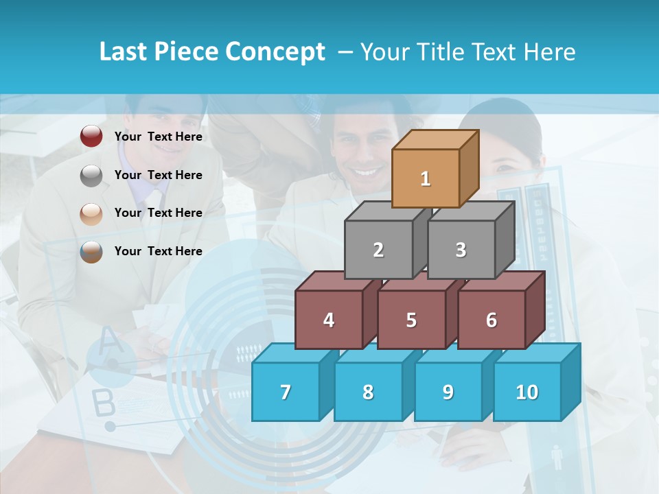 Digital Coworkers Staff PowerPoint Template