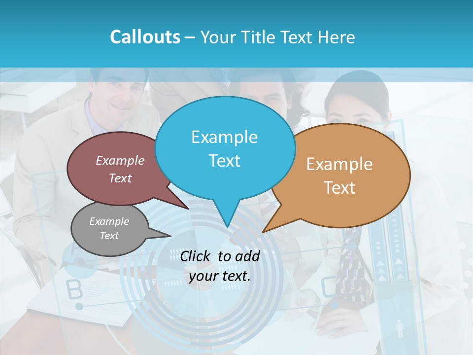 Digital Coworkers Staff PowerPoint Template