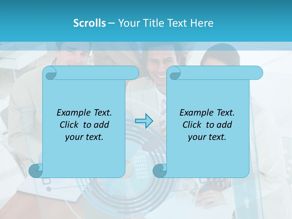 Digital Coworkers Staff PowerPoint Template
