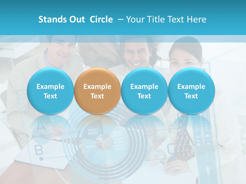 Digital Coworkers Staff PowerPoint Template