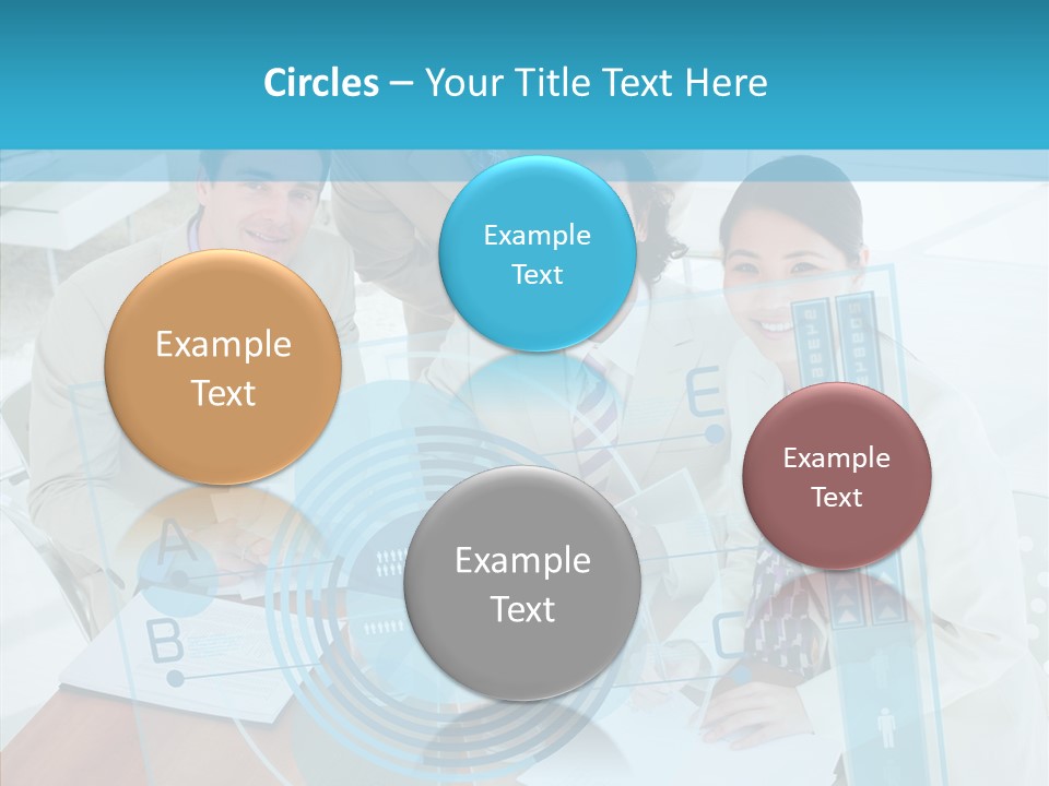 Digital Coworkers Staff PowerPoint Template