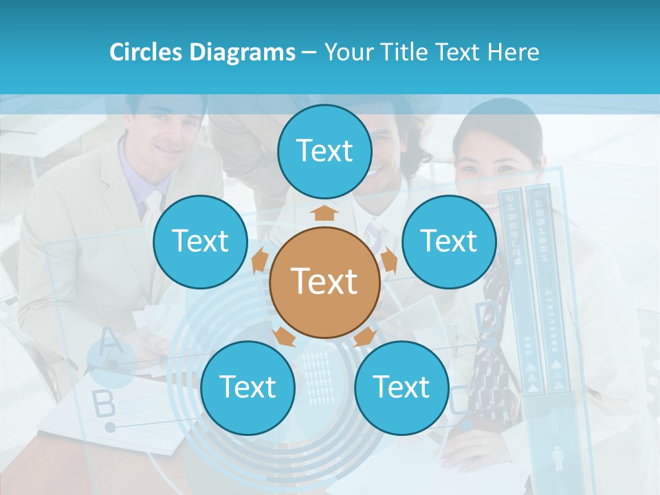 Digital Coworkers Staff PowerPoint Template
